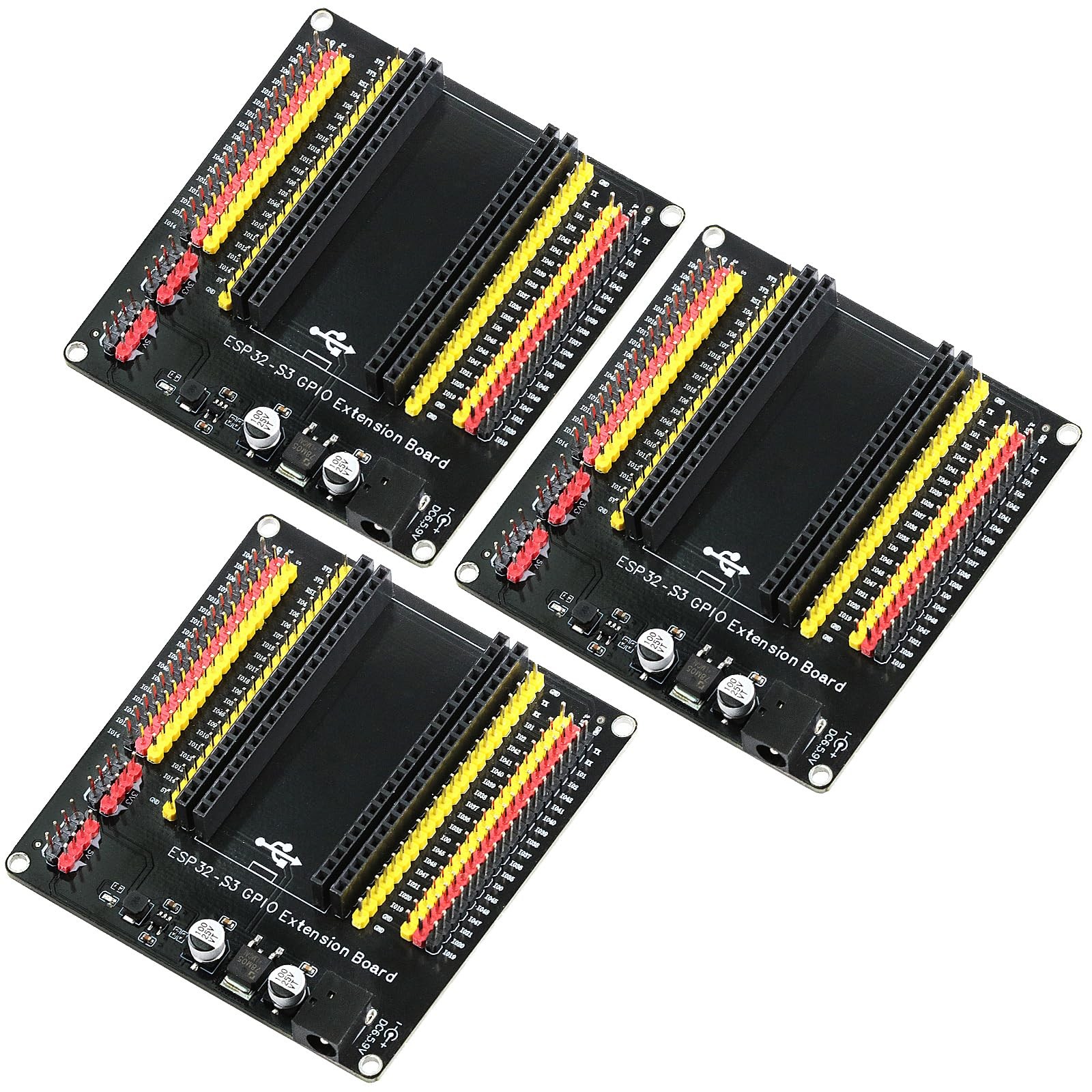 3 PCS ESP32 S3 Expansion Board GPIO 1 Into 2 44 Pin Breakout Shield