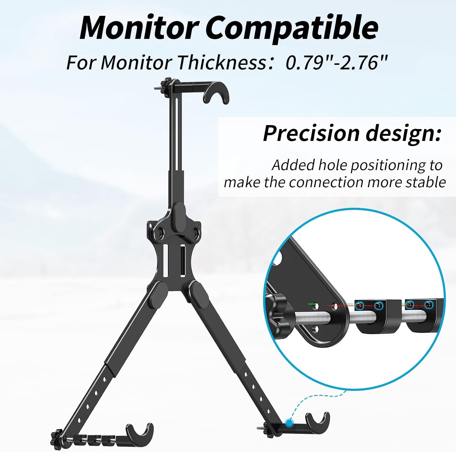 Universal VESA Mount Adapter Kit, Non-Vesa Monitor Mounting Adapter for 19 to 32