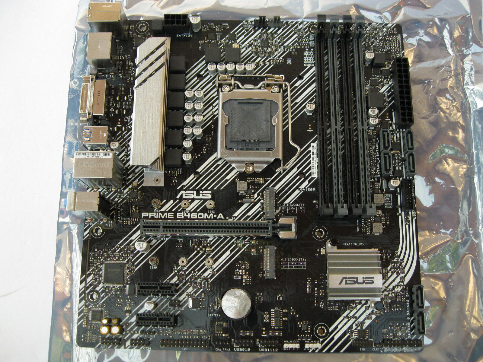 New Asus Prime B460M-A Intel 10th Gn LGA 1200 HDMI DVI-D DisplayPort Motherboard