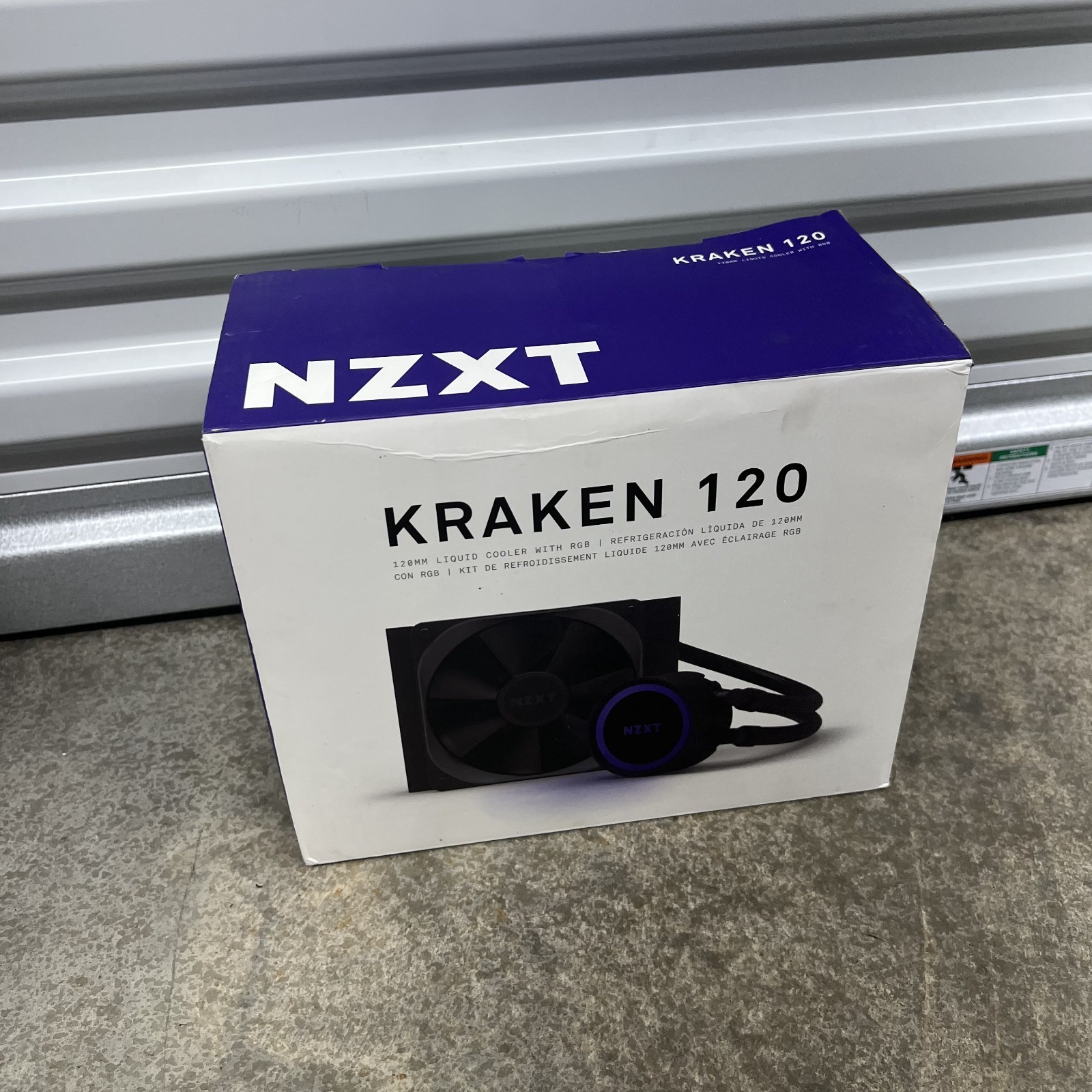 Nzxt 258430 Fn Rl-kr120-b1 Kraken 120 120mm Liquid Cooler