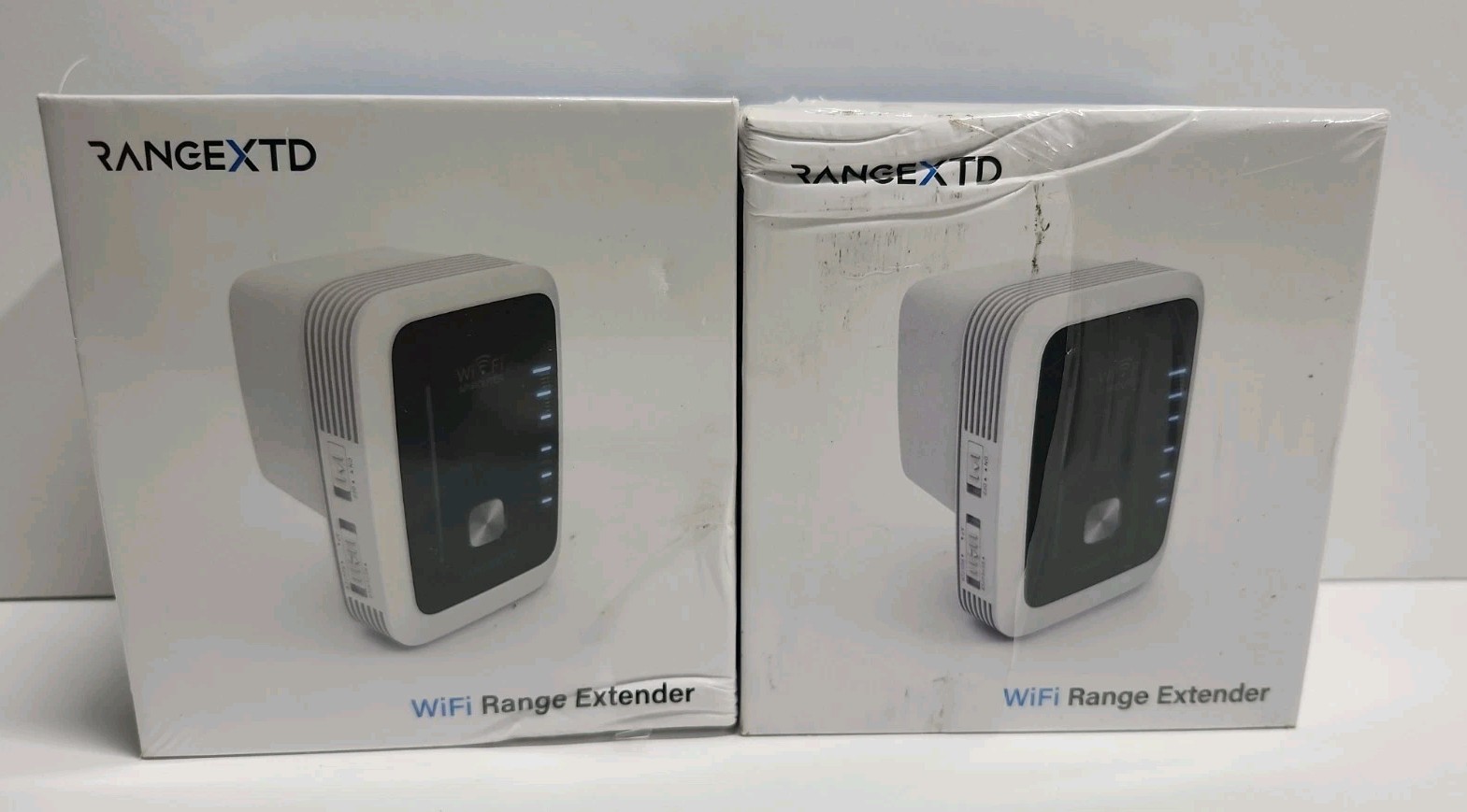RangeXTD WiFi Range Extender 2.4GHZ Connection WPS Push Button Lot Of 2 New NIP