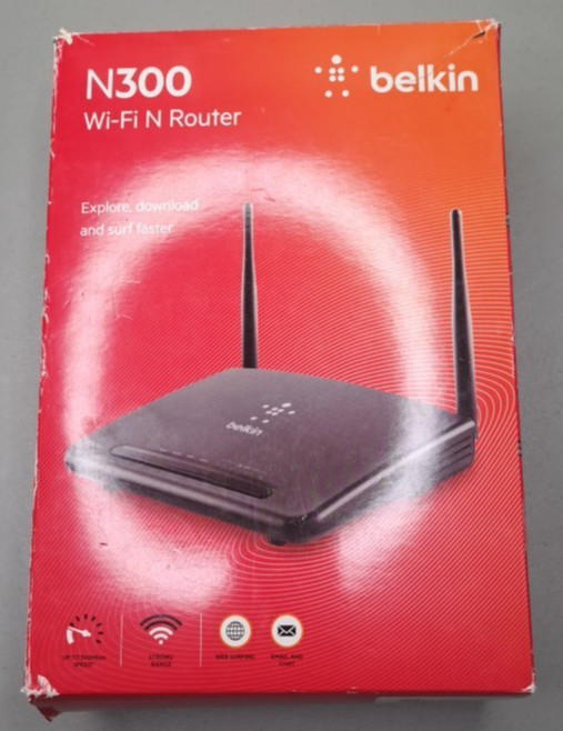 BELKIN N300 Wi-Fi N Router | Model F9K1007 | Ver. 2000 | NEW