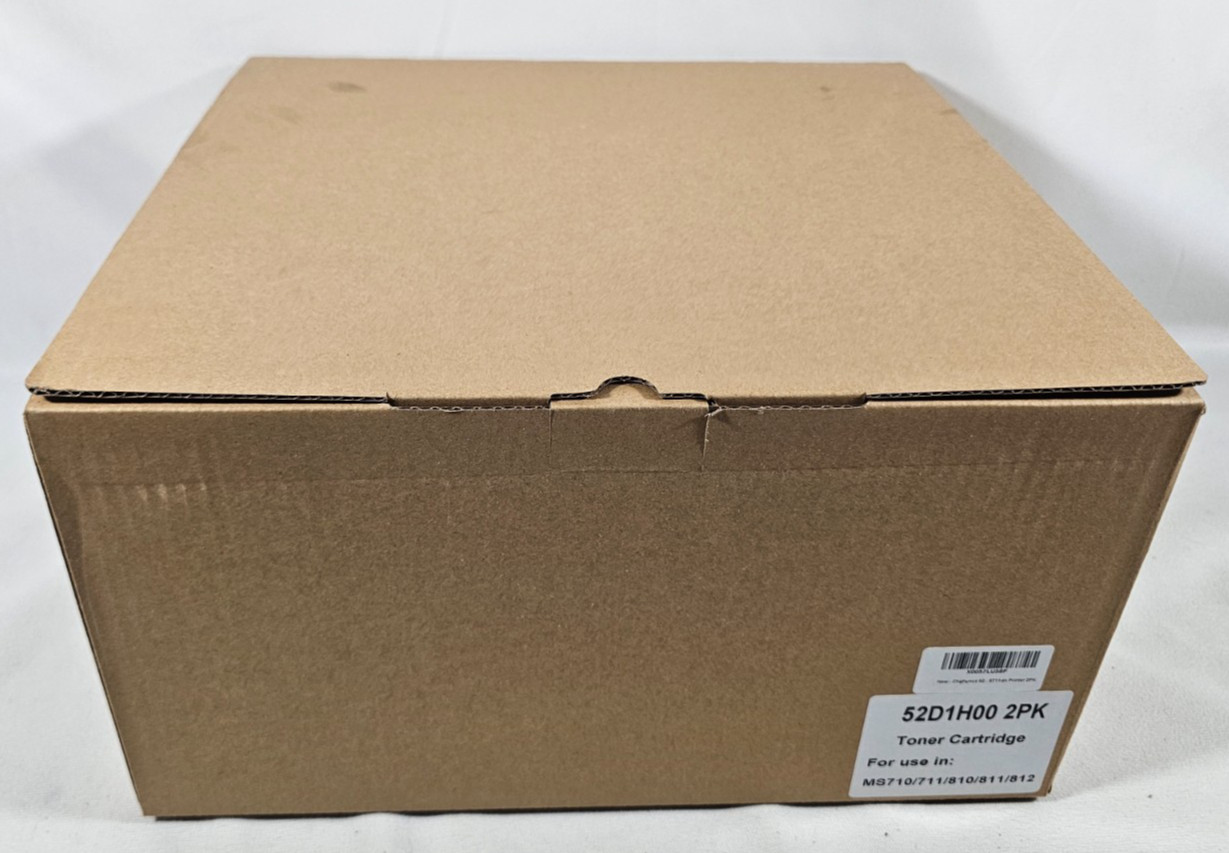For Lexmark MS810 MS810n MS810dn MS810de MS710 MS710n 2x Toner Cartridges Black