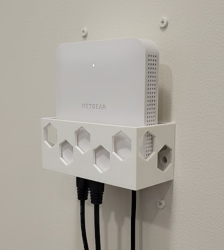 Wall Mount White for NETGEAR Nighthawk Mesh WiFi 6 MK62,MK63/MS60/MR60