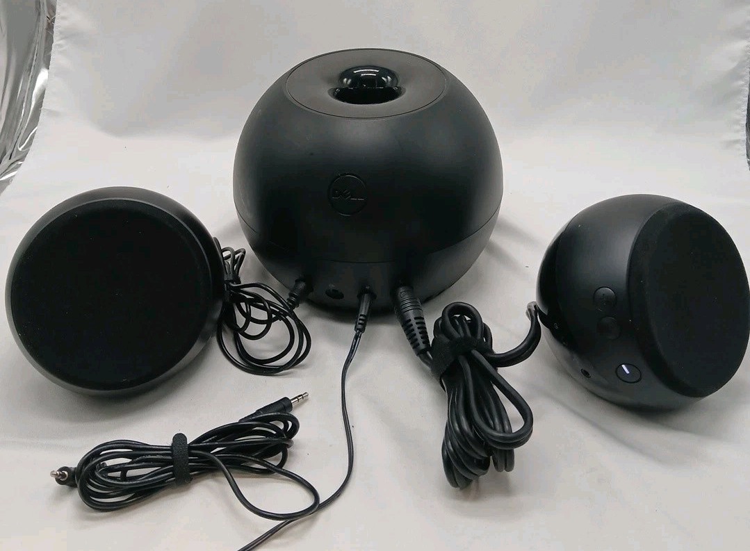 Dell AE415 Computer Speakers 2.1 Channel Home Sound System 30W Tested & Works 