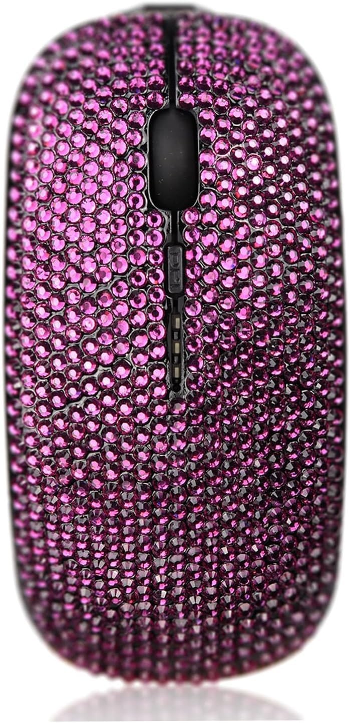 SA@ Luxury Bling Crystal Diamond Rhinestone USB Slimline Flat Wireless Gift (...