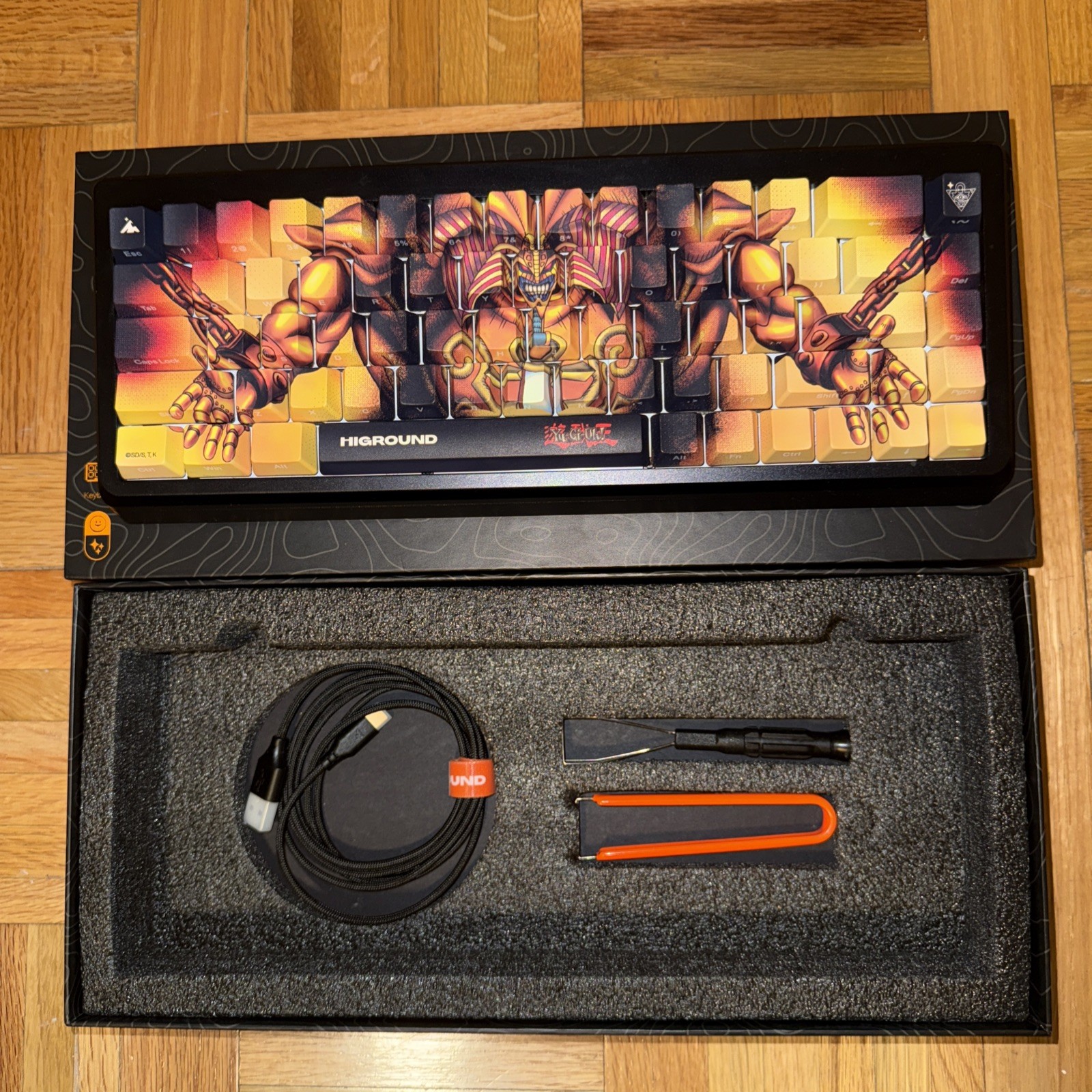 Custom Higround x Yu Gi Oh Summit 65 Keyboard - Exodia 