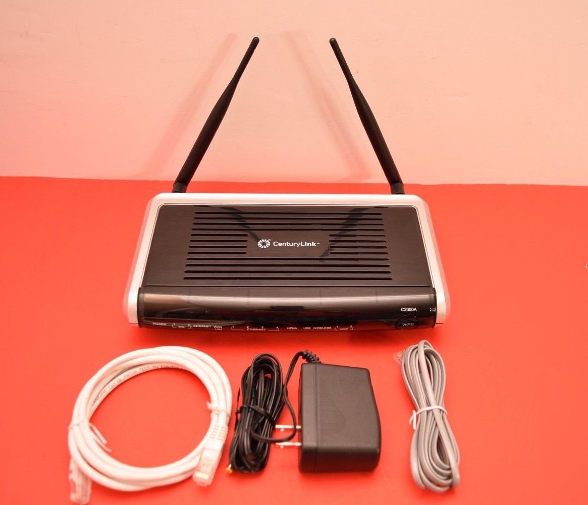 CENTURYLINK ACTIONTEC C2000A VDSL2 4-PORT GIGABIT WIRELESS-N ROUTER MODEM