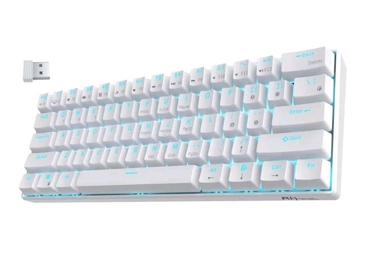 RK ROYAL KLUDGE RK61 Wireless 60% Triple Mode BT5.0/2.4G/USB-C Keyboard