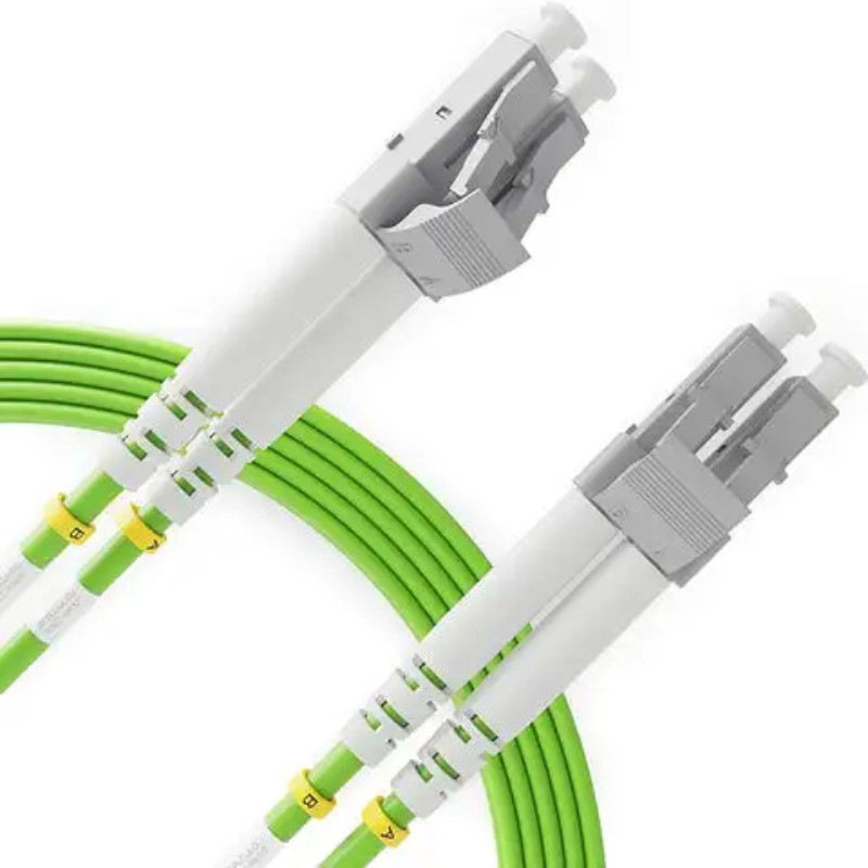 [2pcs] Duplex OM5 Multimode LC UPC to LC UPC LSZH 2.0mm Fiber Optic Cable