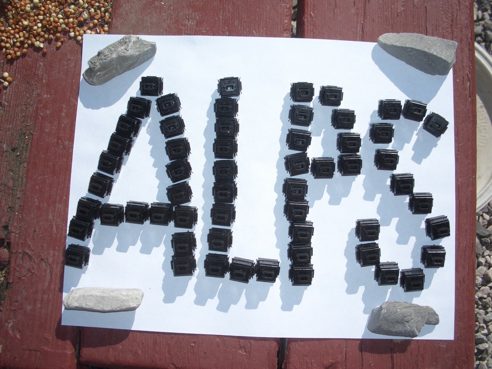 ALPS KEYSWITCHES:  SKCM BLACK TACTILE LOT-OF-TEN SWITCHES  $12.00 + $5.75 S/H