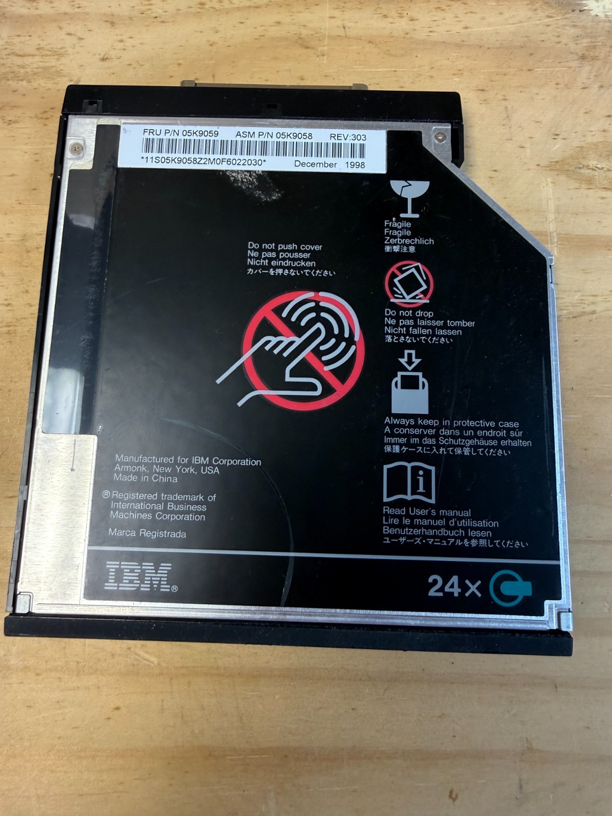 IBM CD ROM 24X A/T/X SERIES THINKPAD