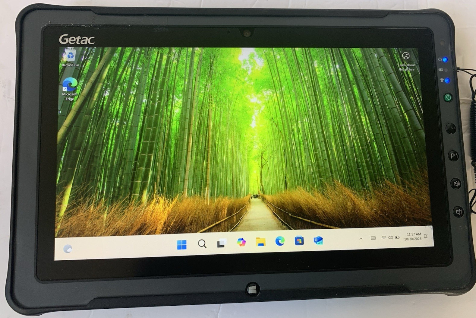 GETAC F110 G5 Tablet 11.6" i7-8565U 1.80GHZ 16GB RAM 256GB GPS LTE Win 11 Strap