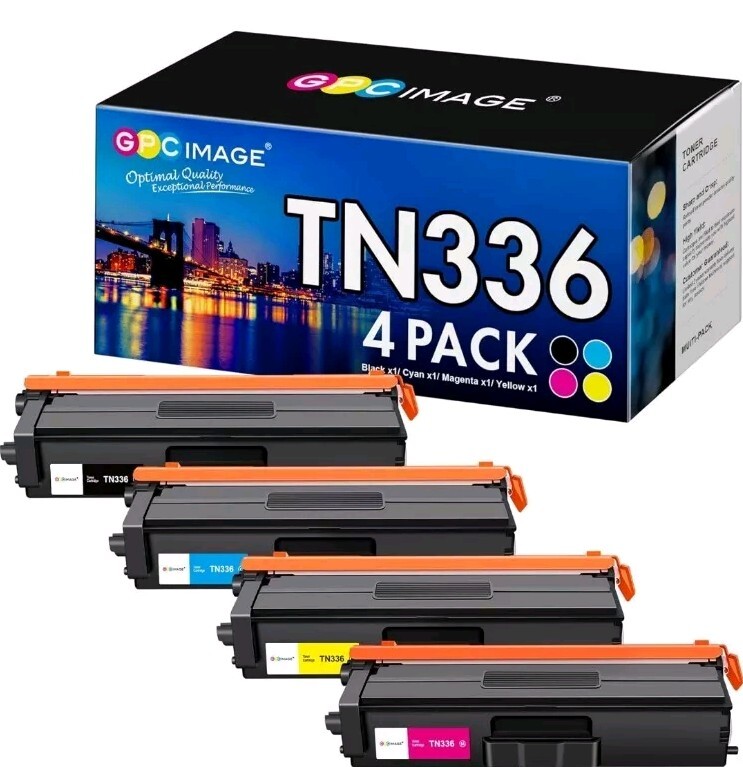 GPC Image Toner Cartridge Compatible for Brother TN336 TN-336 TN-331 TN331 