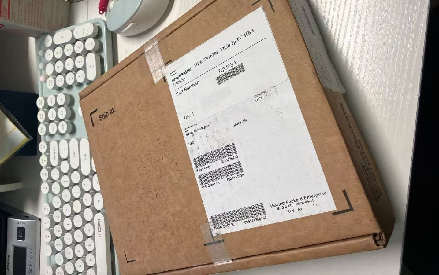 RENEW HPE SN1610E 32Gb 2‑port FC  HBA-R2J63A P14422-001 R2J63-63001 2x SFP