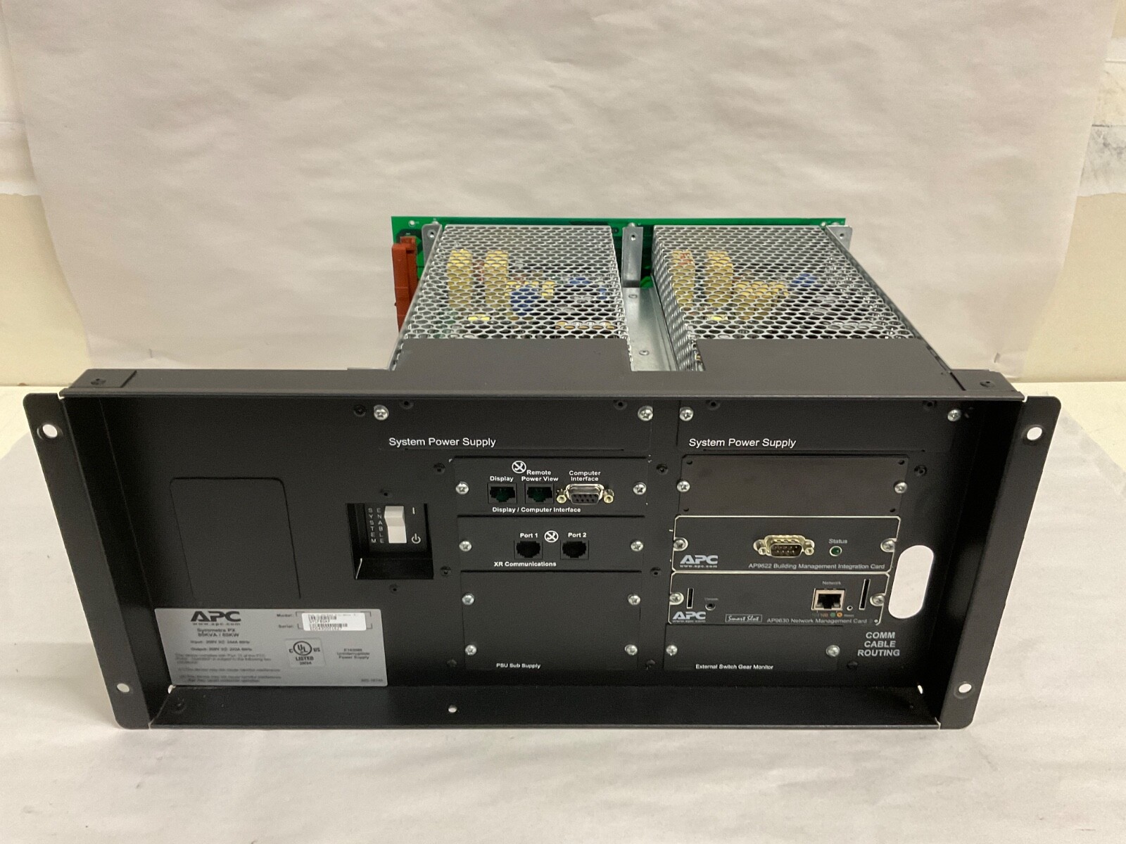 APC Model SYCF80KF UPS Power Supply For Symmetra PX 80 kVA w/ AP9630, AP9622