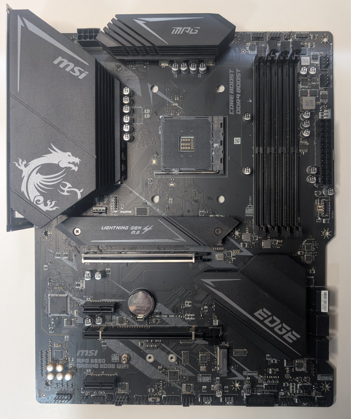 MSI B550 MPG Gaming Edge WiFi AMD AM4 ATX Motherboard  *PLEASE READ DESCRIPTION*
