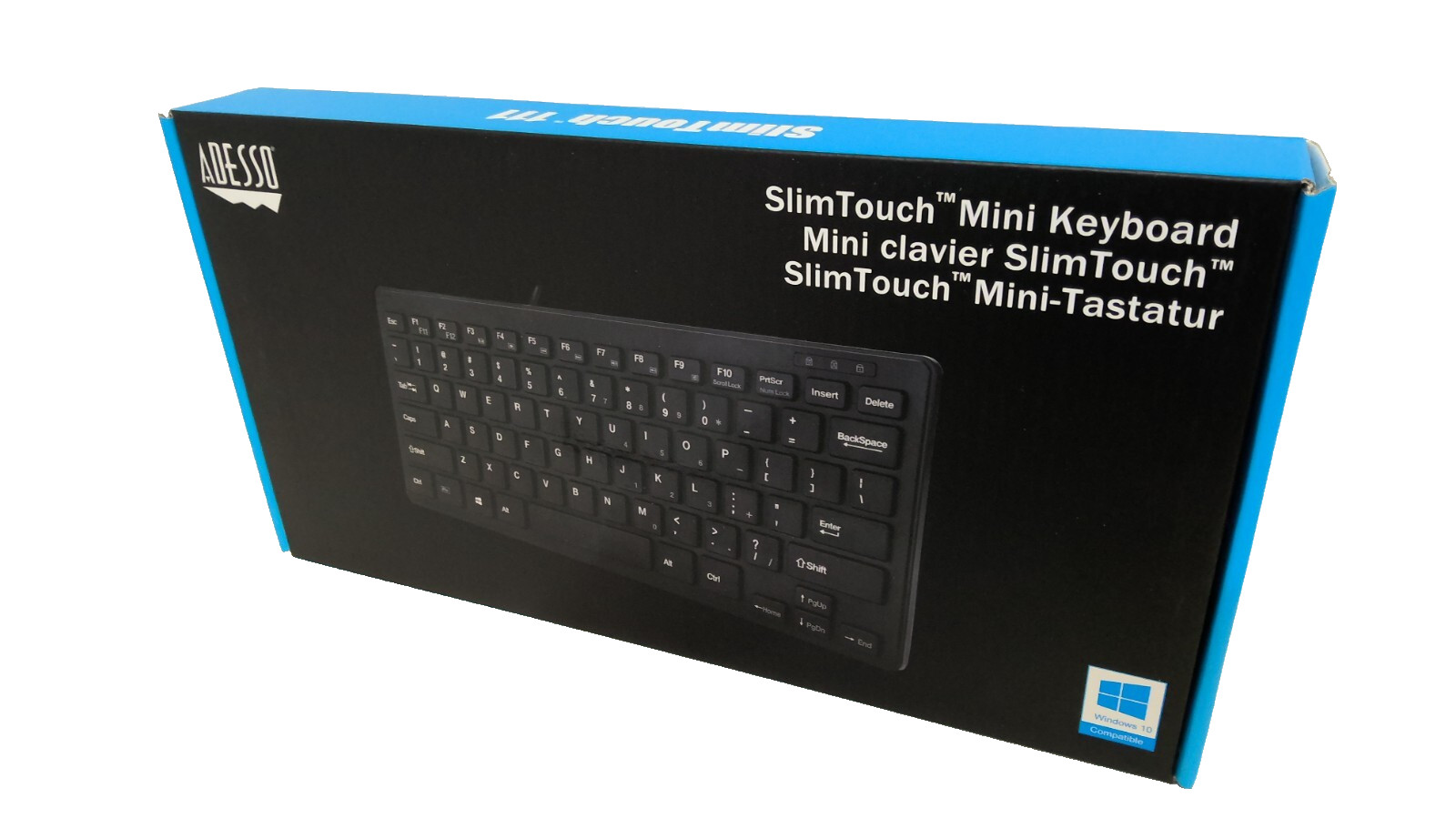 New single Adesso SlimTouch Mini Keyboard (AKB-111UB) 783750009133