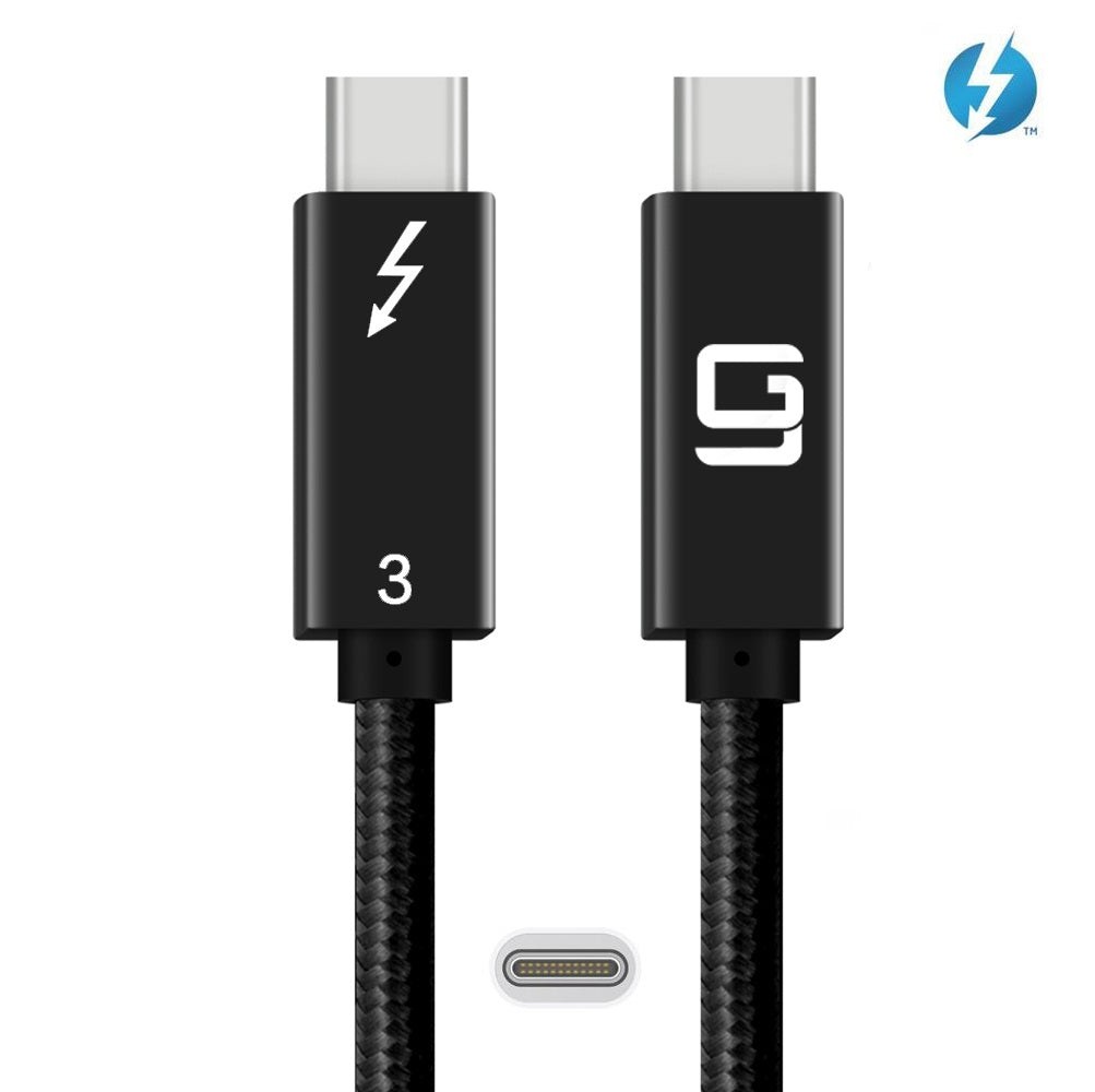 Thunderbolt 3 Cable [Intel Certified] Superspeed (40Gbps) 2.6ft