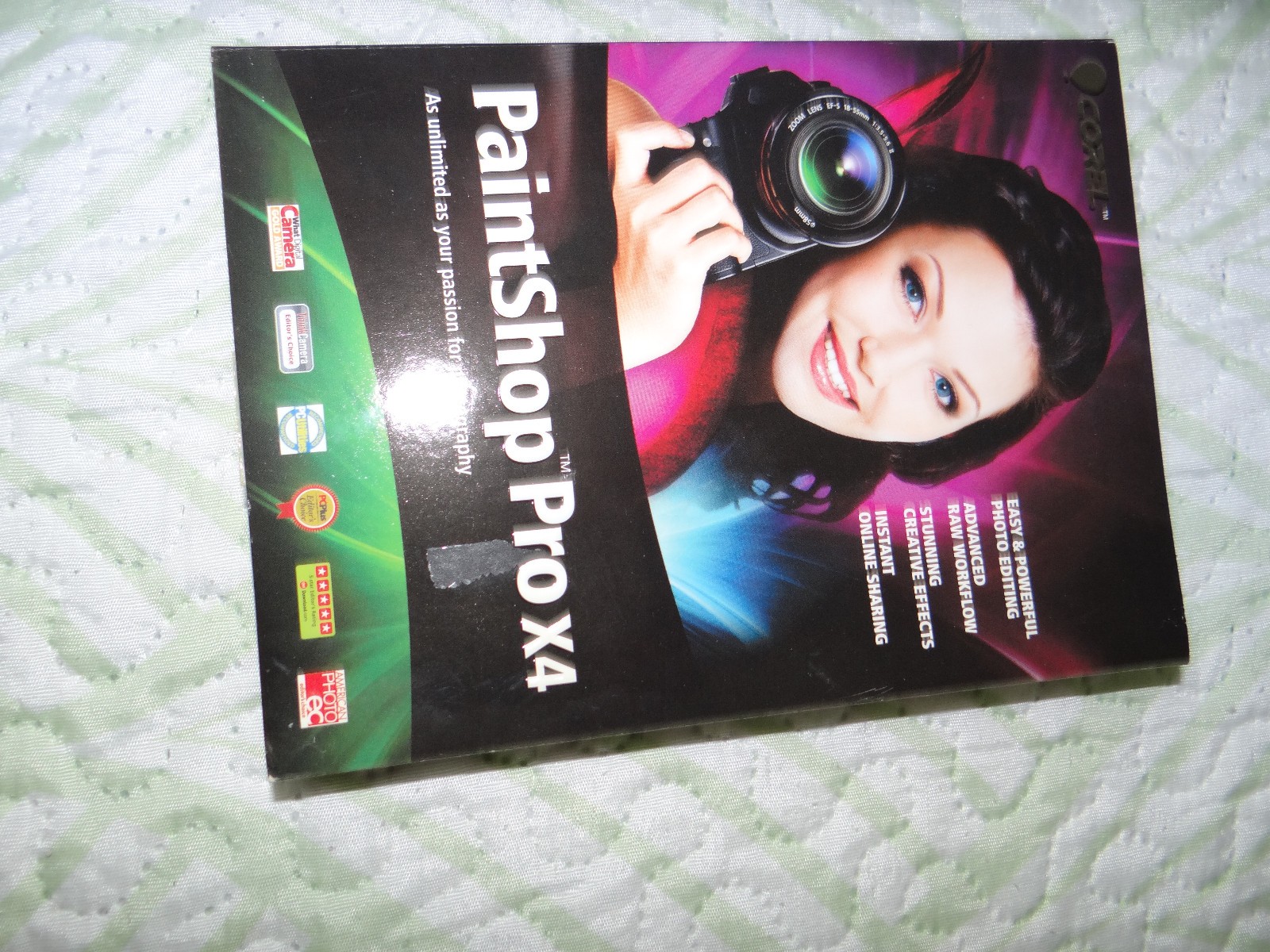 Corel Paintshop Pro X4 Photo Editing Software BRAND NEW