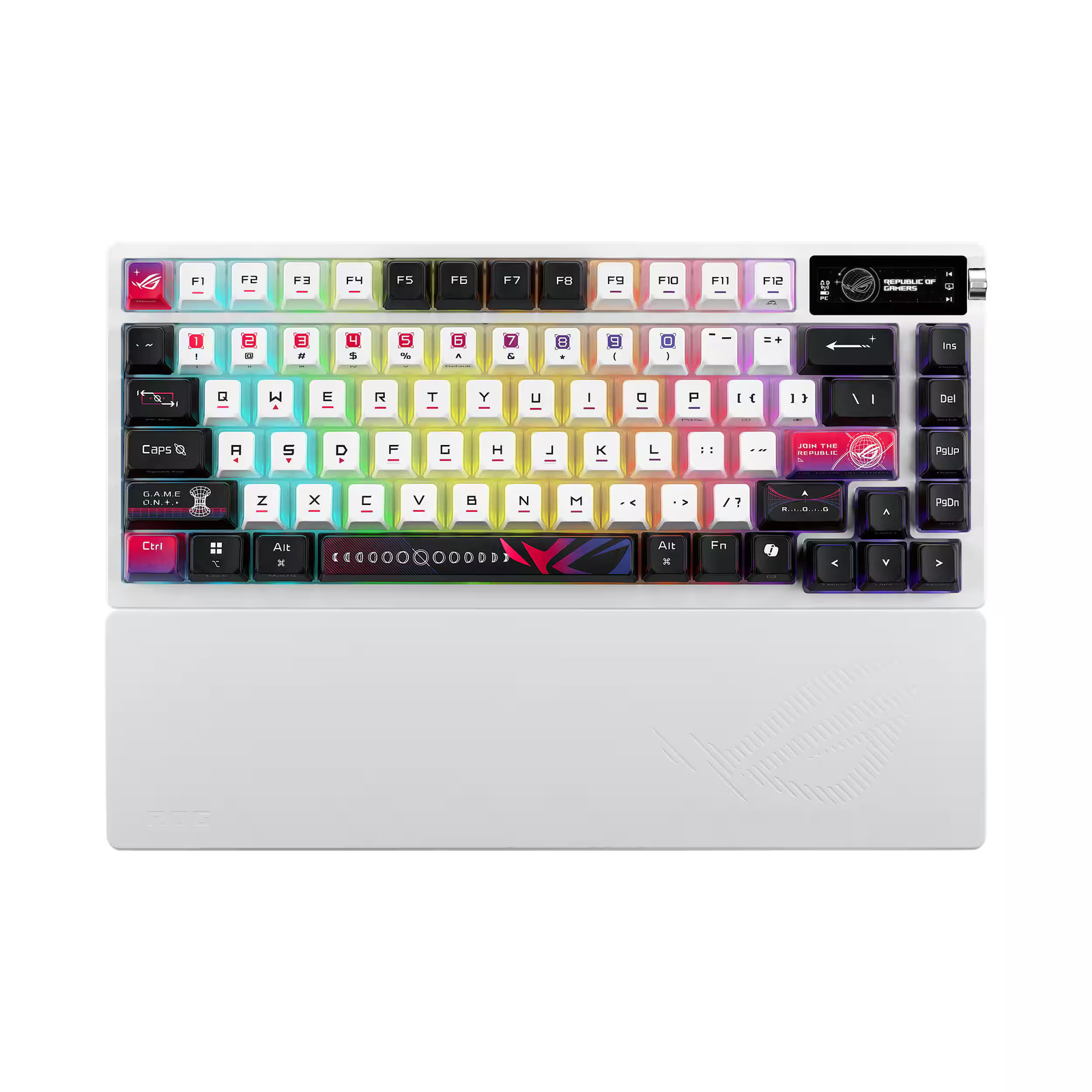 ASUS - ROG Azoth X 75% Wireless Mechanical RGB Gaming Keyboard with Hot-Swapp...
