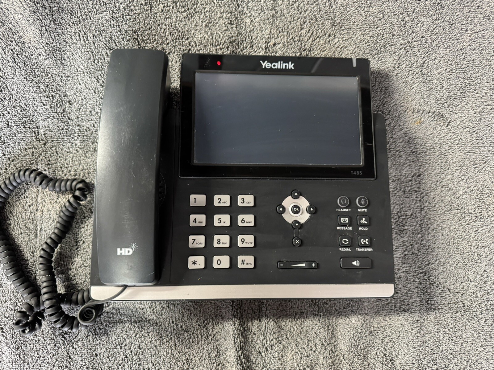 Yealink T48S Ultra Elegant Gigabit IP Phone Touchscreen Office YEA-SIP-T48S