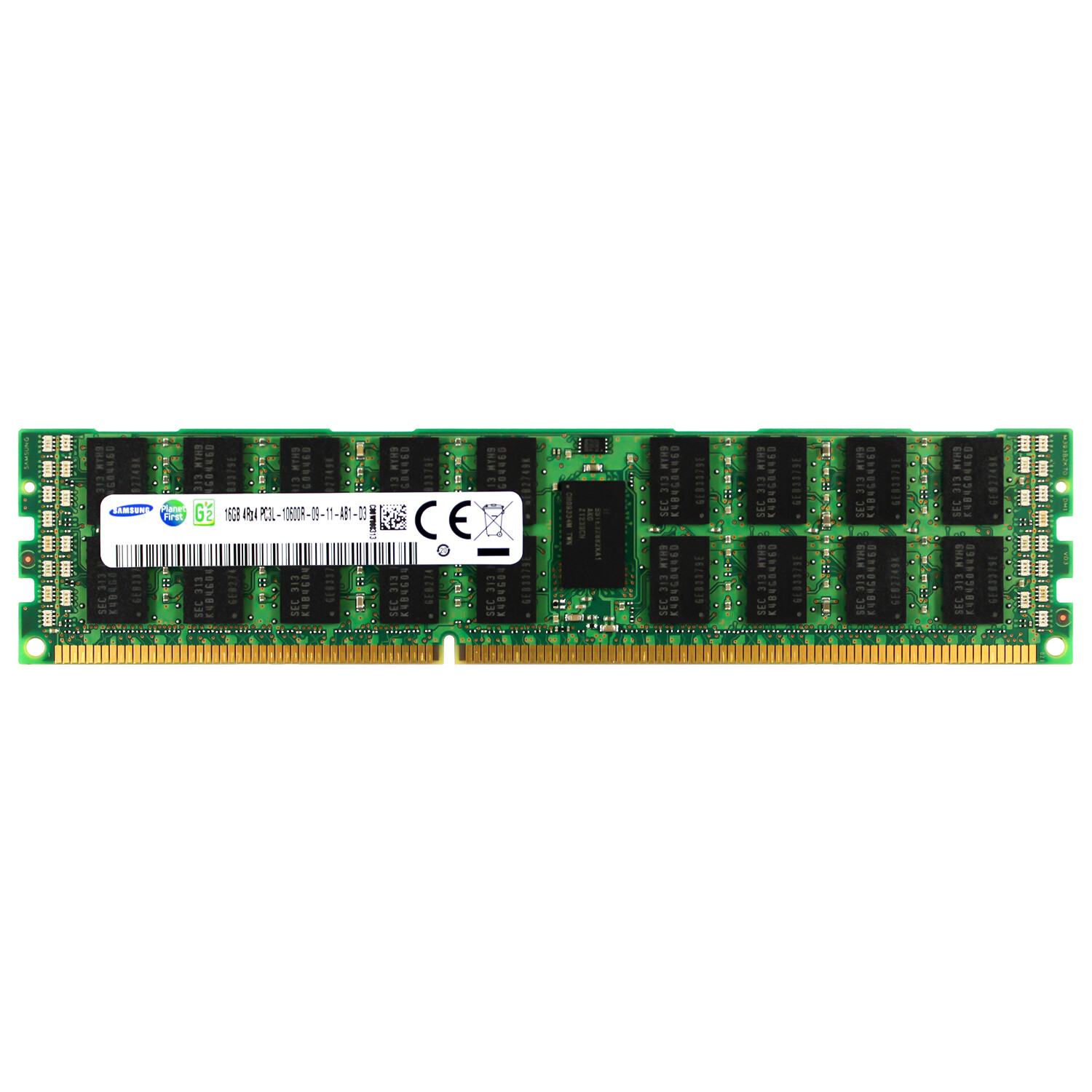 Samsung 16GB DDR3 ECC RDIMM 1333 MHz PC3-10600R 4Rx4 1.35V Server Memory RAM 16G