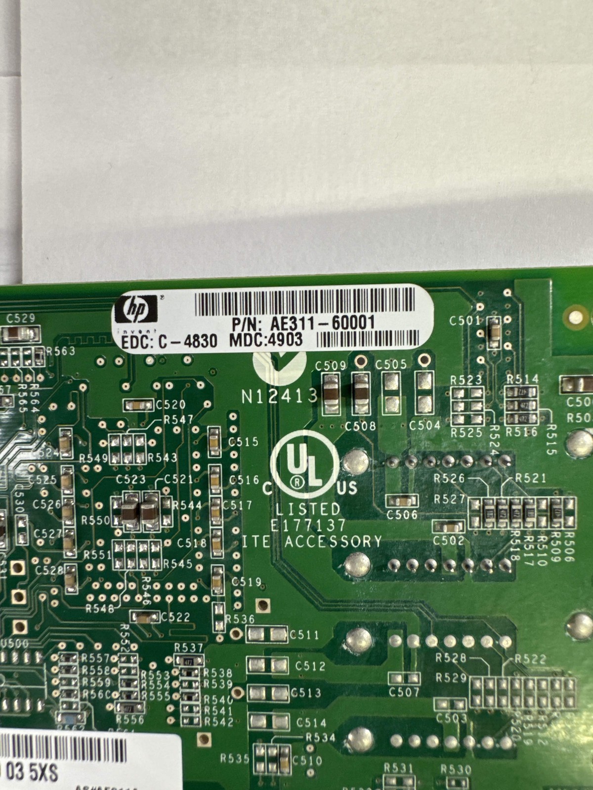 HP StorageWorks FC1142SR 4Gb Single Port PCIe HBA AE311-60001 QLE2460-HP