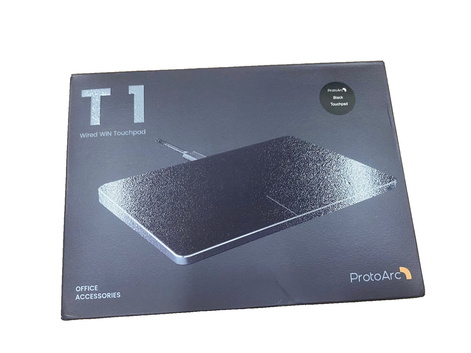 ProtoArc T1 Black Wired Win Multi Touch Control Pad, Ultra Slim Plug and Play