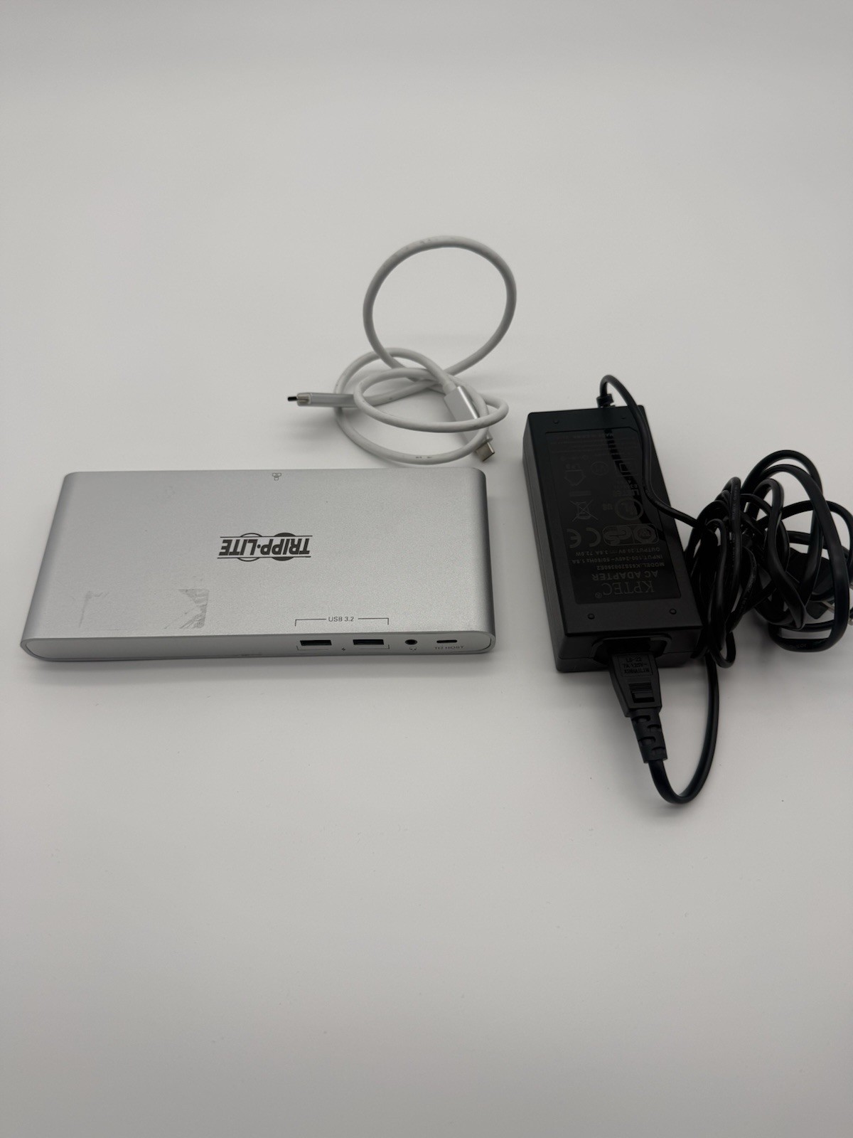 Tripp Lite U442-DOCK4-S USB 3.1 Gen 1 USB-C Docking Station Silver