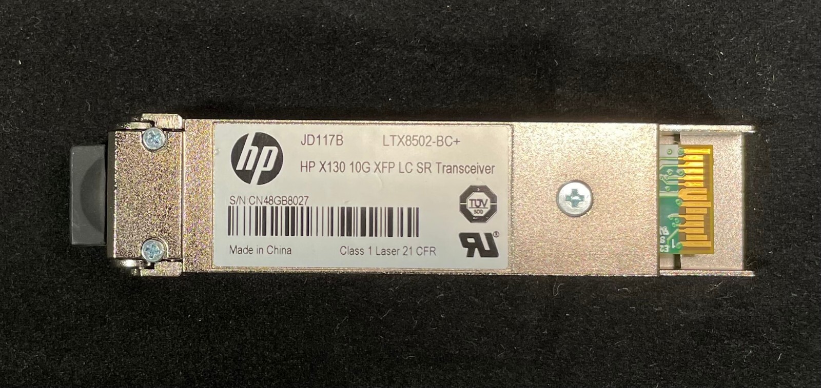 [Lot of 4]  HP Genuine JD117B    HP X130 10Gbps Short Reach  XFP Transceiver