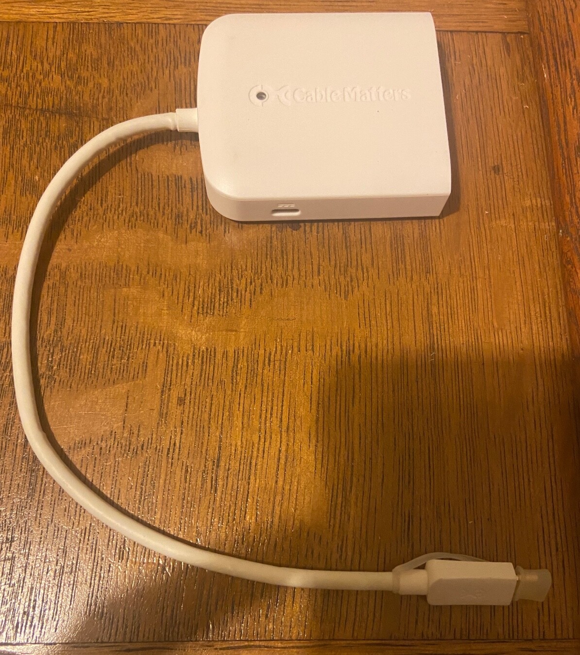 Cable Matters 201048 White USB-C Multiport Adapter HDMI Ethernet USB