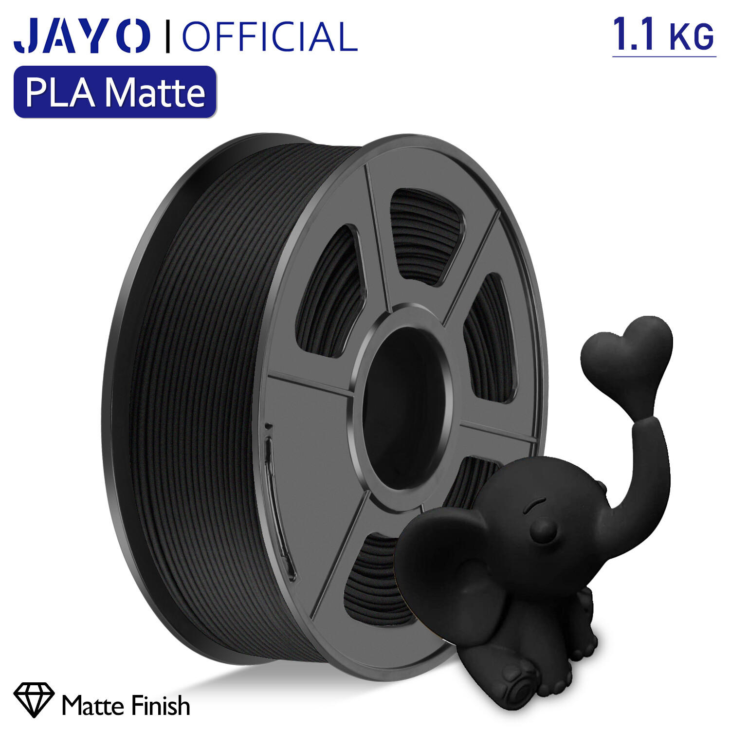 JAYO PLA Matte PLA+SILK PETG 1.75mm Filament 1.1KG ABS ASA High Strength