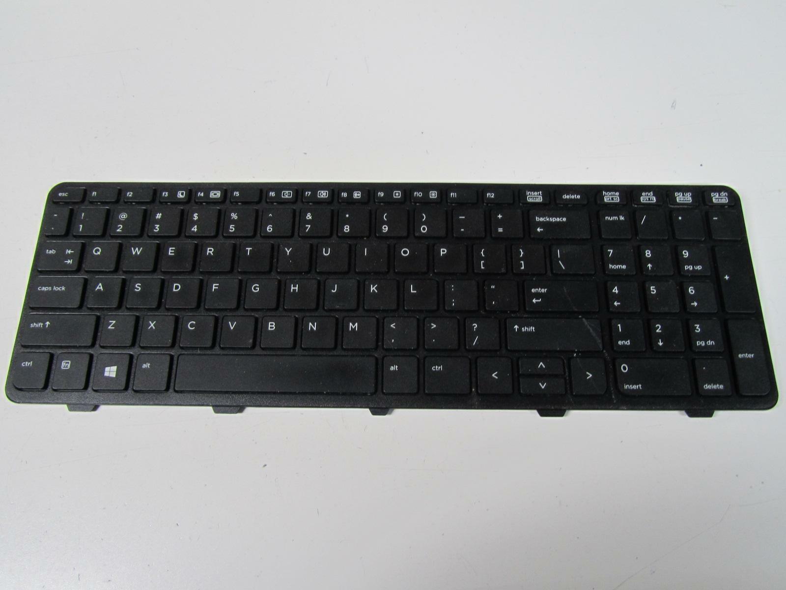 Original HP EliteBook 650 G1 Black US Keyboard - 738696-001 - Tested