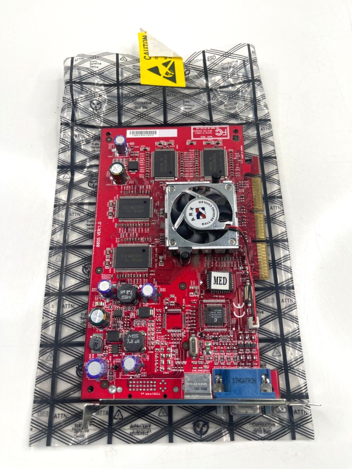 MSI GeForce 2 Titanium VX AGP Graphics Card MS-8855 Version 1.0 Vintage