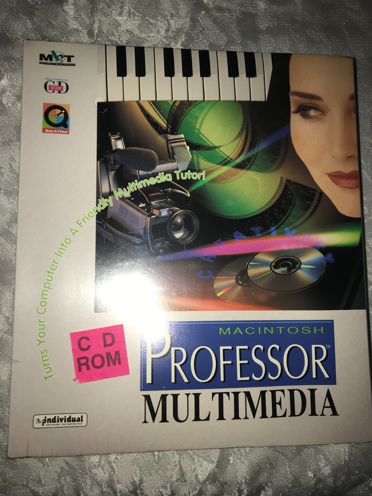 NOS Mac Tech MACINTOSH PROFESSOR MULTIMEDIA QuickTime STEVE JOBS Sealed CD-ROM