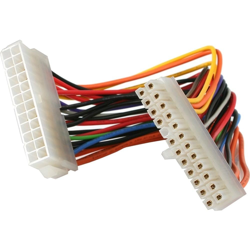 StarTech.com 8in 24 Pin ATX 2.01 Power Extension Cable - Power extension cable -