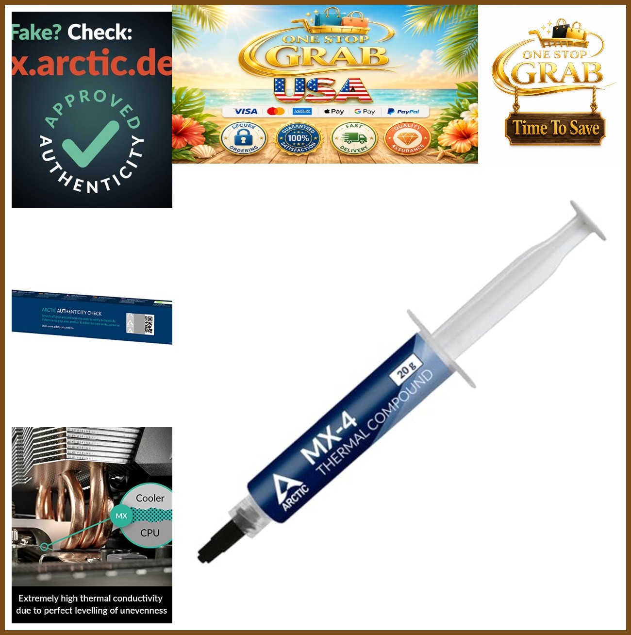 Thermal Paste 20g Carbon Microparticles High Thermal Conductivity CPU GPU