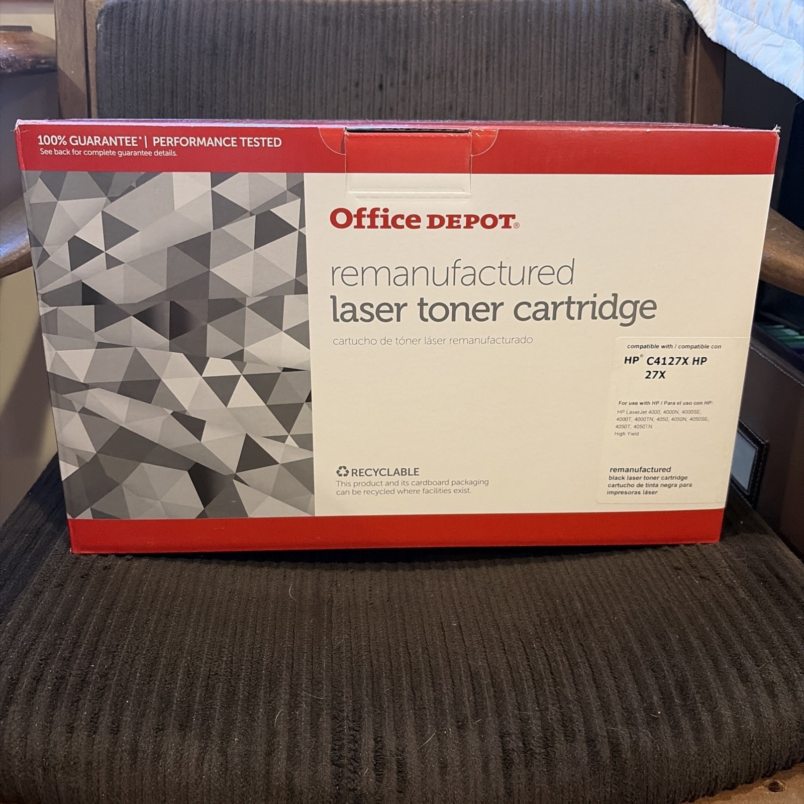 HP Laserjet Printer Cartridge. Office Depot Reman Cartridge 406-281, C4127X