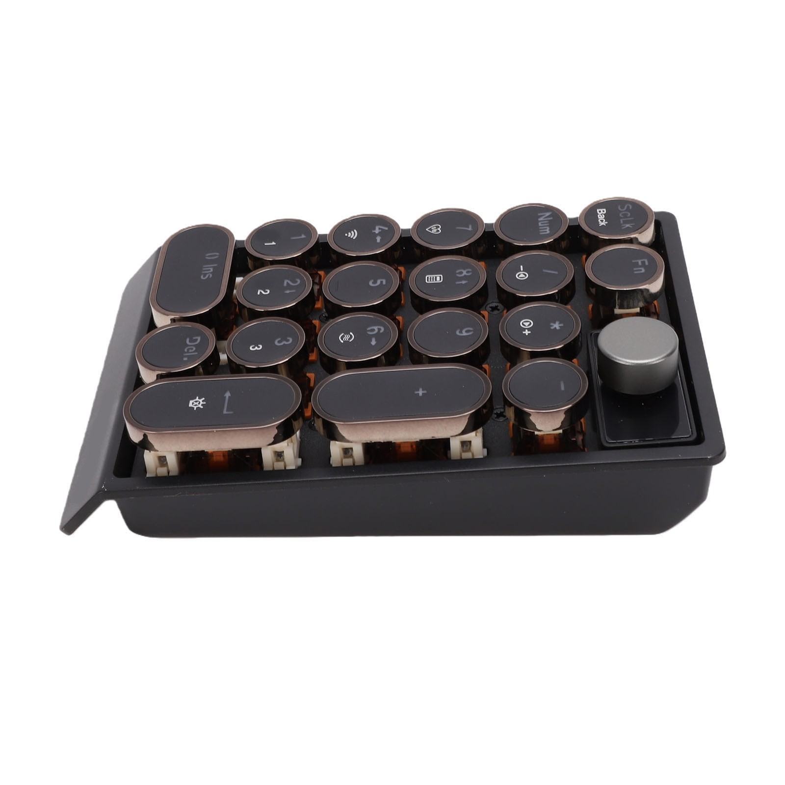 Retro Mechanical Numpad 19 Keys 3 Mode Bluetooth 2.4G Hot Swappable Wireless