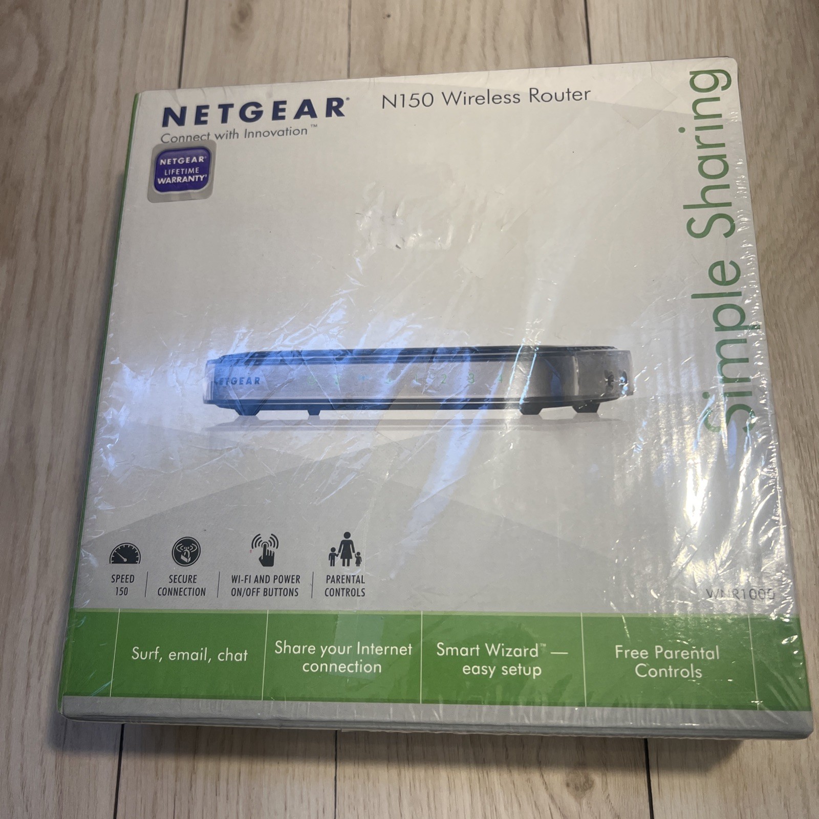NETGEAR N150 Wireless Router Model WNR1000-100NAS Brand New Sealed from Factory