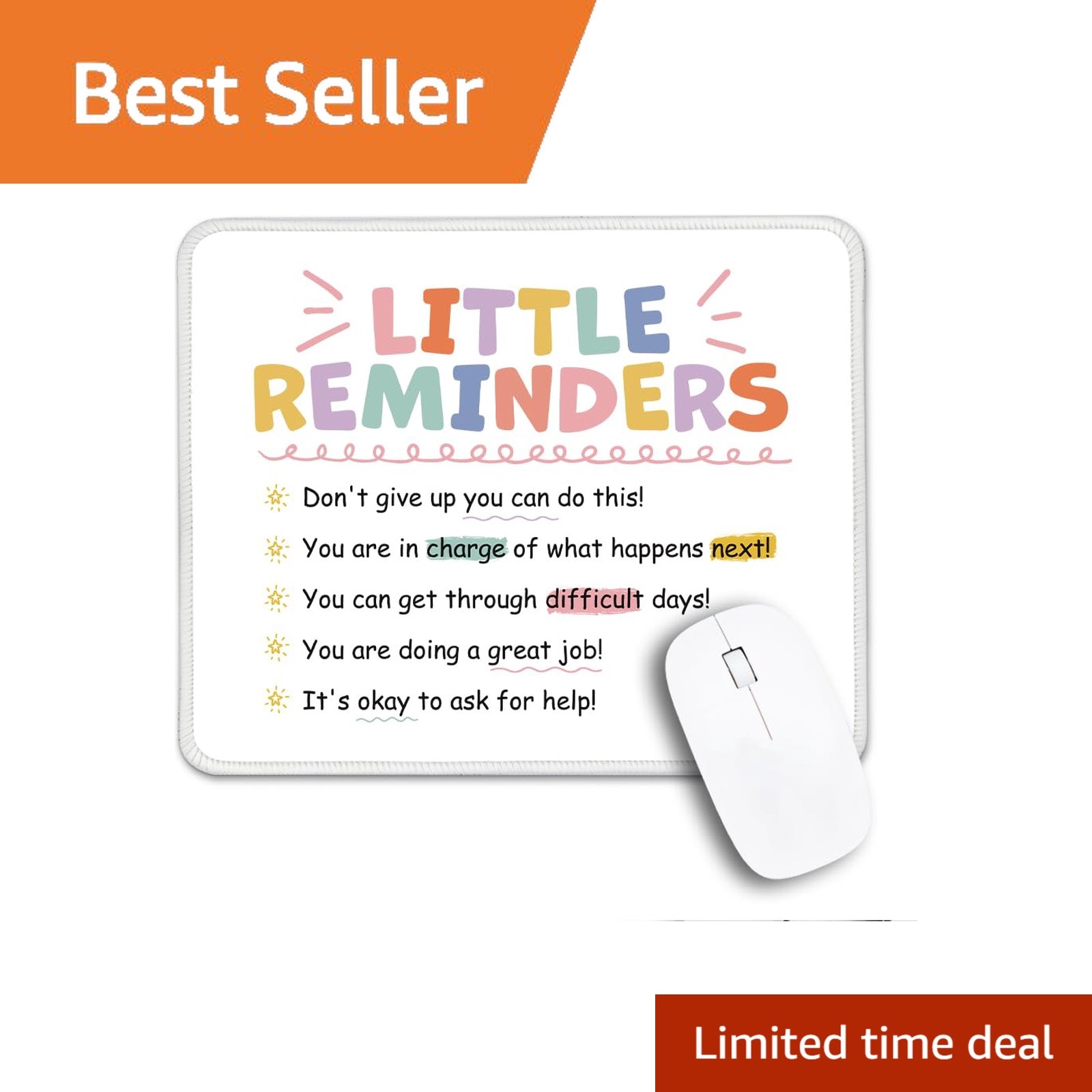 Thebestu Funny Mouse Pad, Multi 2 Inspirational