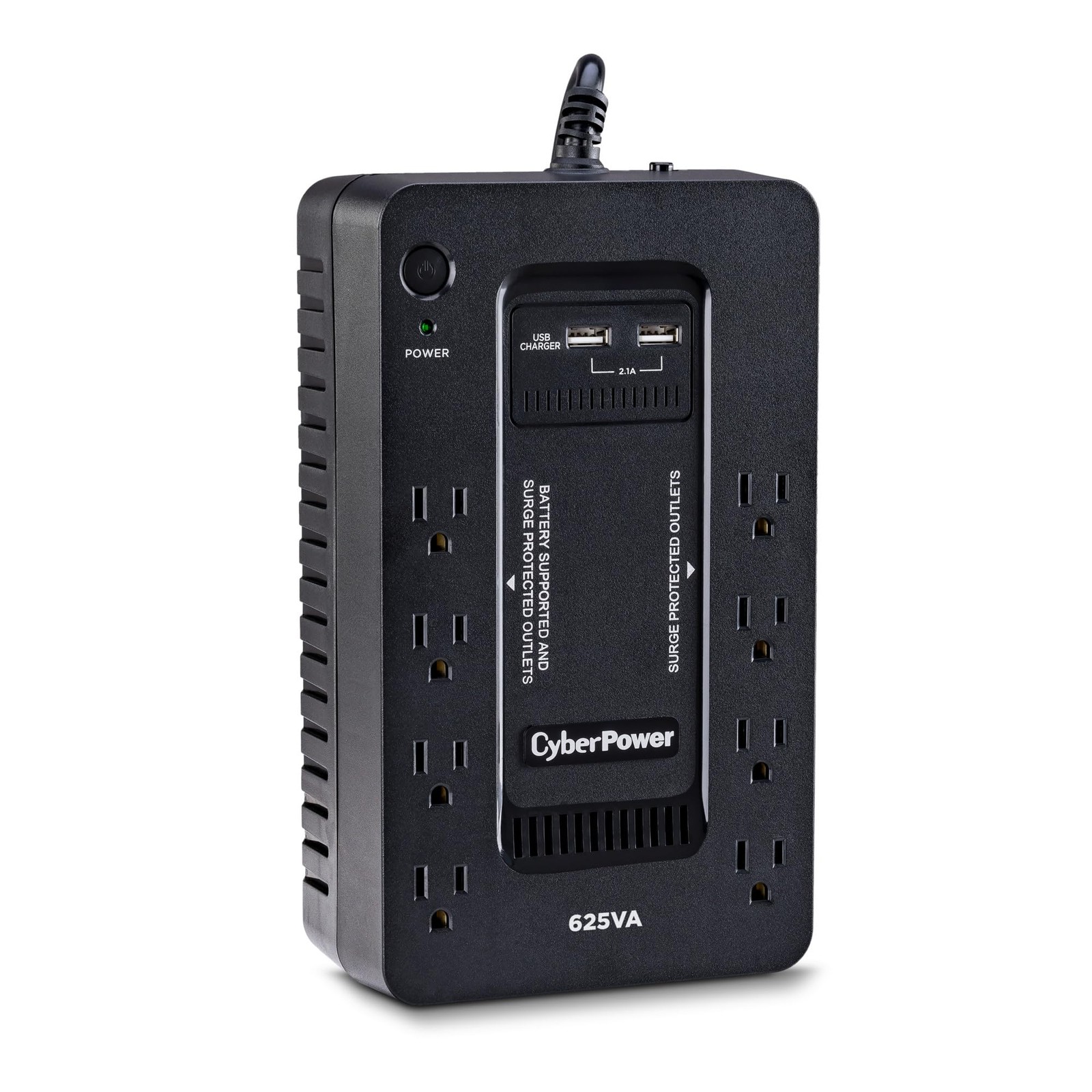 CyberPower ST625U Standby UPS Battery Backup and Surge Protector 625VA, Black