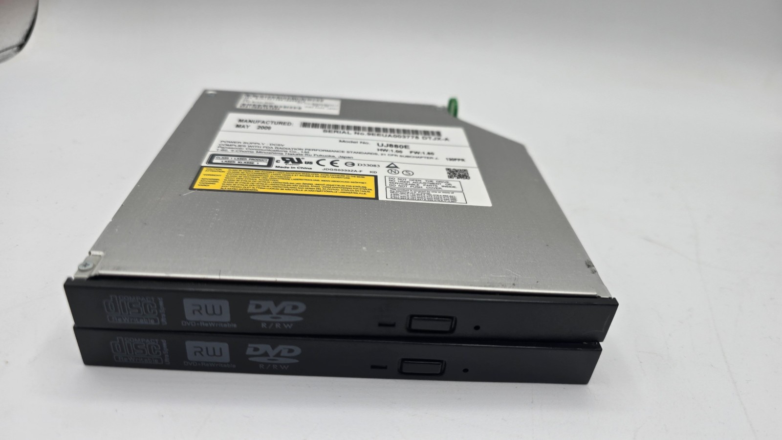 Lot x 2 Genuine OEM HP SATA Slim DVD Writer Multi Recorder UJ880E