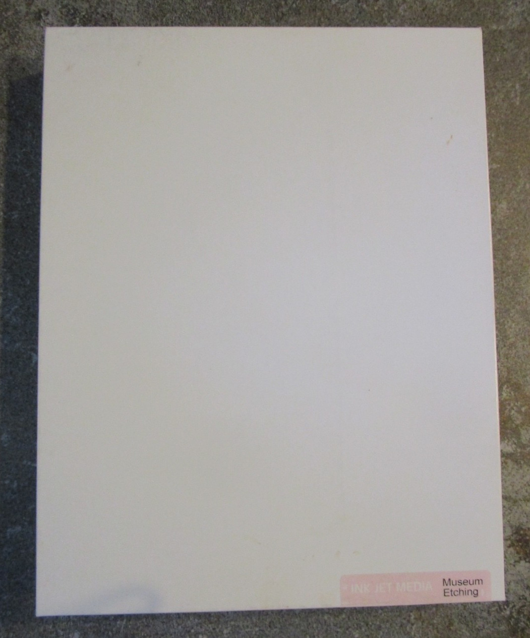 Hahnemühle Museum Etching 350gsm FineArt Inkjet Paper 8.5x11 45 Sheets OPEN BOX