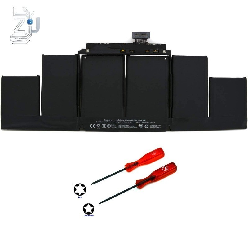 A1417 Battery for Apple MacBook Pro 15" Inch A1398 Mid 2012 Early 2013