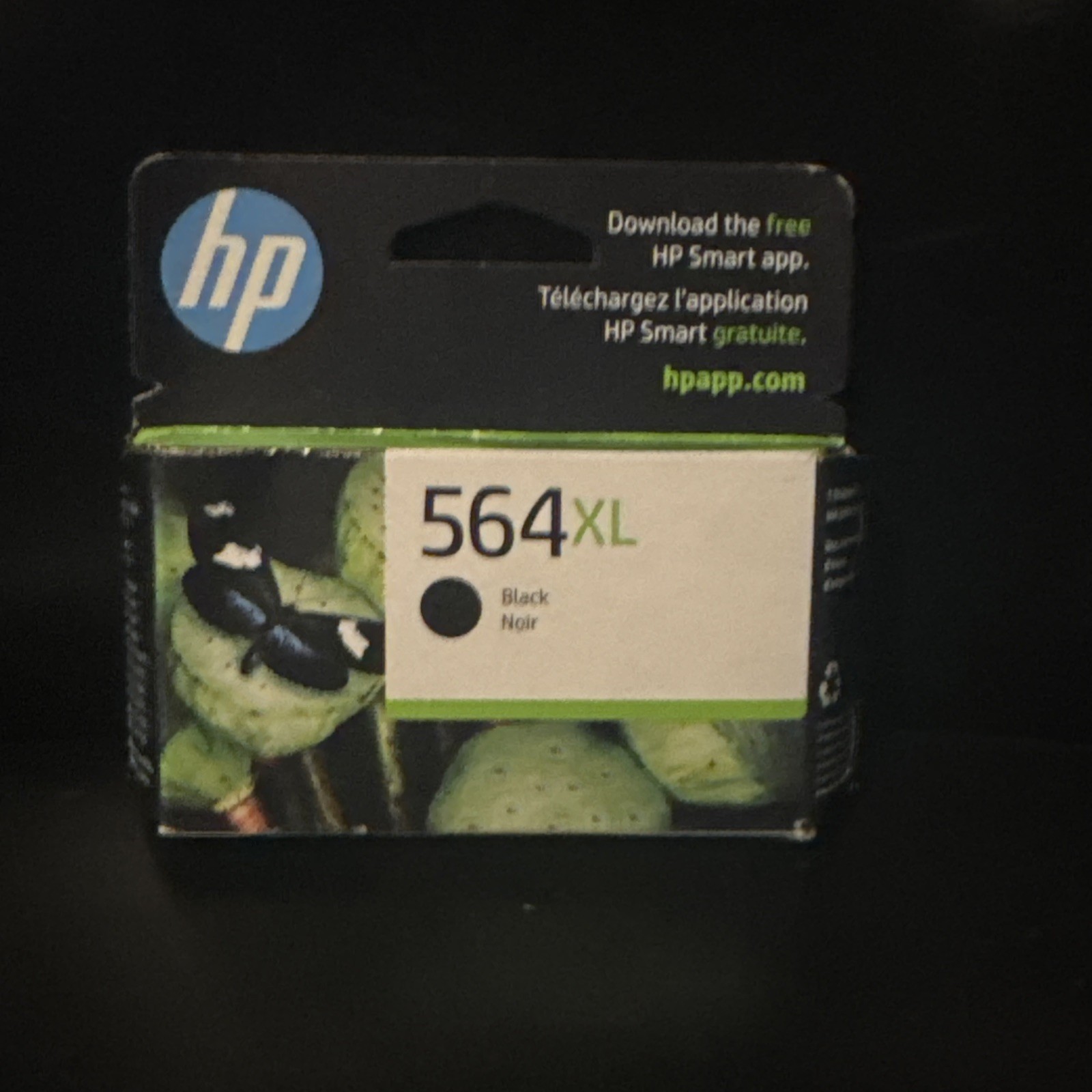 HP 564XL High-Yield Ink Cartridge - Black (1.2025 Exp Date) - NEW SEALED 