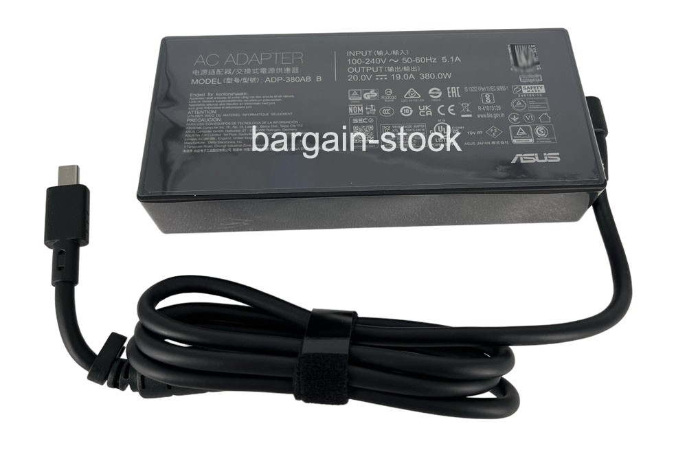 Original 380W AC Adapter Charger For Asus ROG Strix SCAR 18 G835LX-SA129X 20V19A