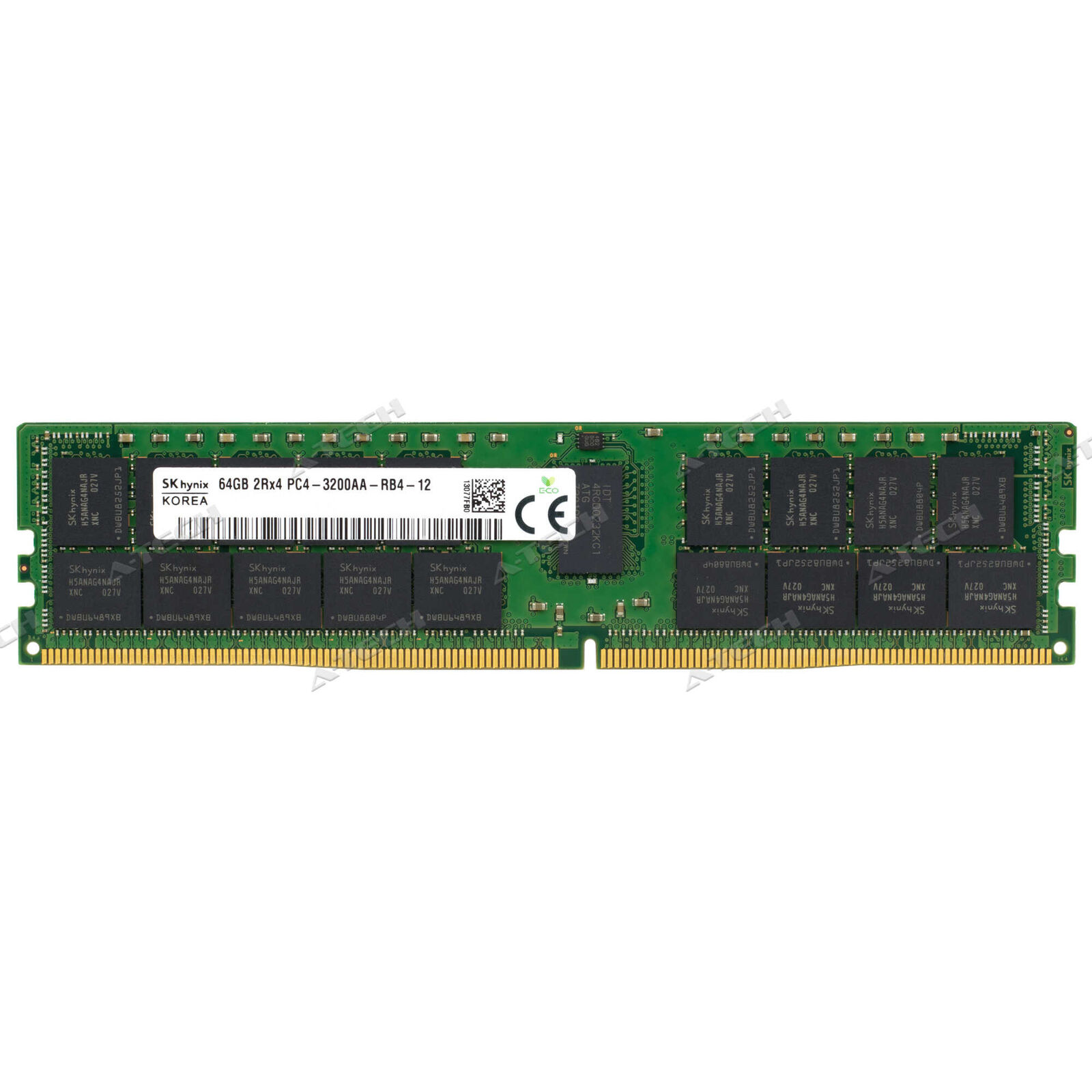 Samsung 64GB 2Rx4 PC4-3200 RDIMM DDR4-25600 ECC REG Registered Server Memory RAM