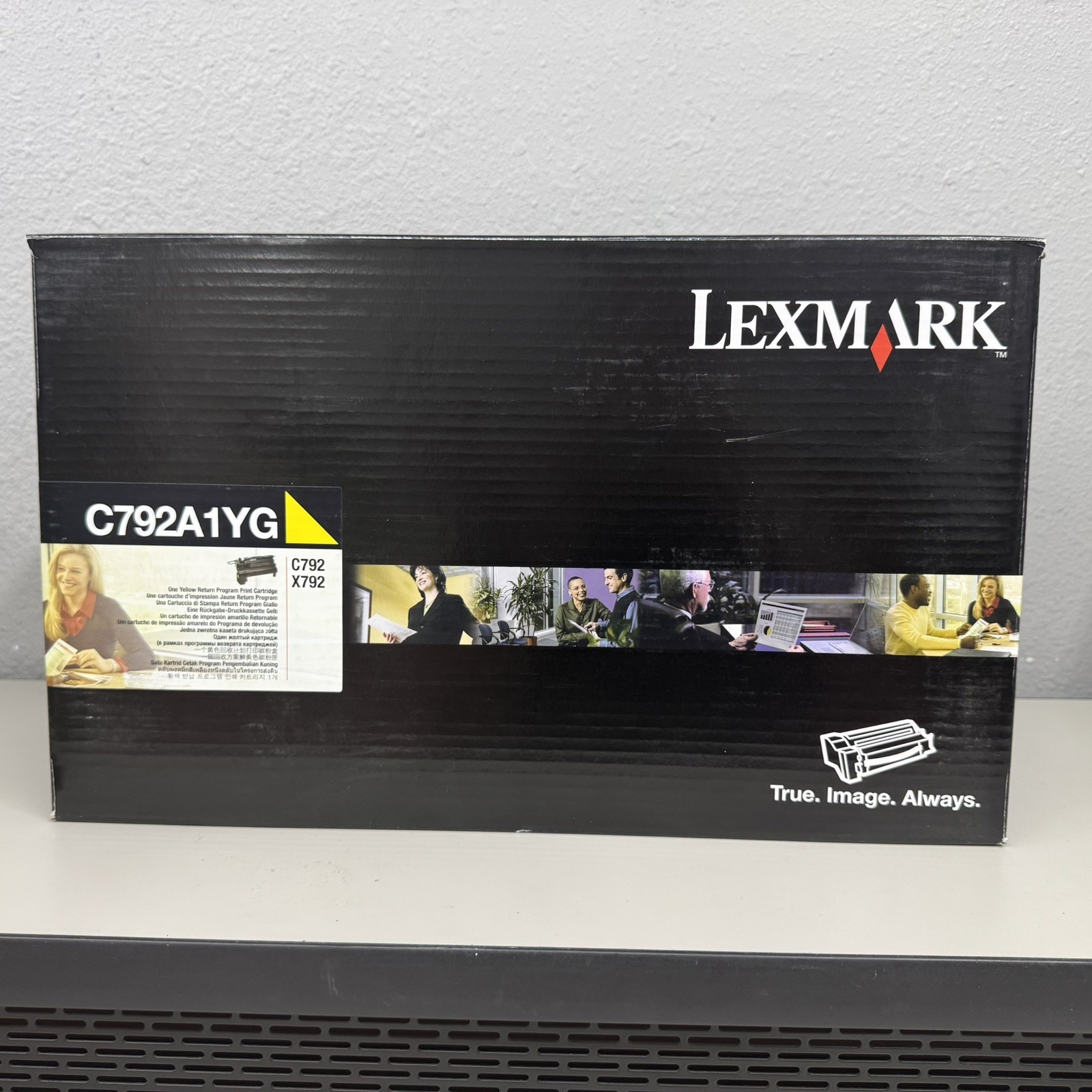 Genuine Lexmark C792A1YG Yellow Return Program Print Toner Cartridge--New Sealed